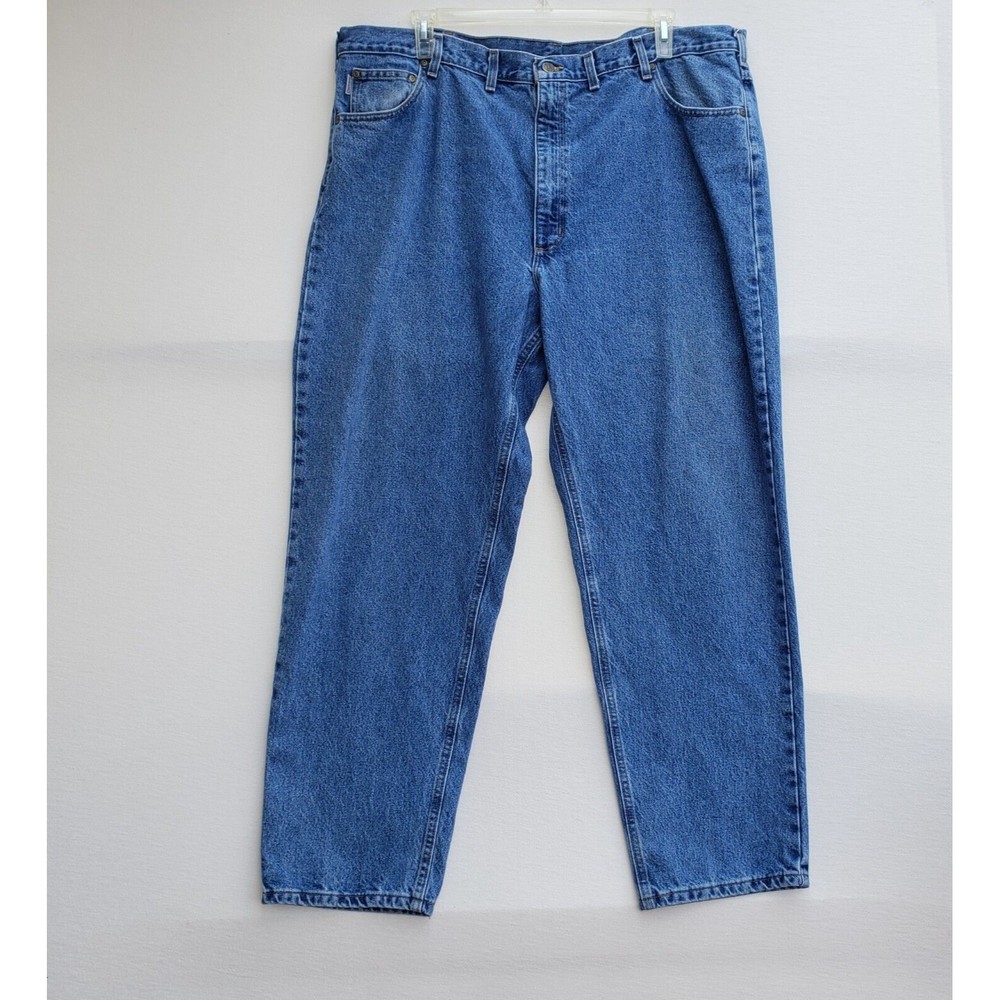Men’s Carhartt Blue Jeans 46”x32” Loose Original Fit RN#14806